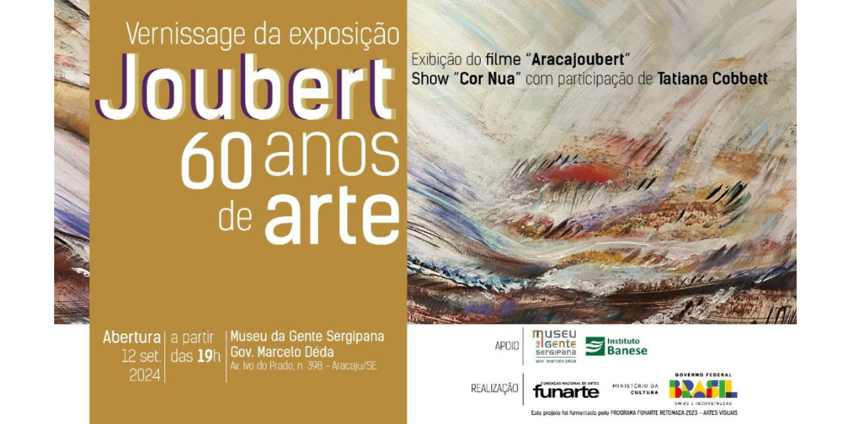 Exposição celebra 60 anos de arte de Joubert Moraes