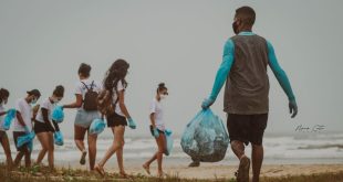 No Dia Mundial de Limpeza de Rios e Praias, Projeto Viva o Peixe-Boi Marinho promove atividade na praia Sarney, em Aracaju