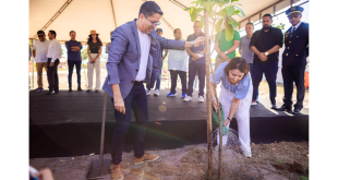 Vice-prefeito Ricardo Marques e a prefeita Emília Corrêa