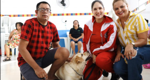 Inclusão: cães do Corpo de Bombeiros promovem alegria no Centro-Dia em Aracaju